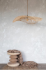 Rattanowy Klosz Do Lampy Wiszącej w Stylu Boho Naturalna CHAPEAU BAYU015N-L-75x20 BAZAR BIZAR